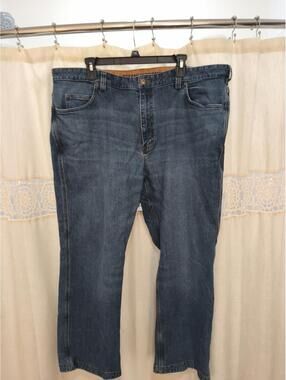 Duluth Trading Flex Ballroom Jeans Men’s Size 42x28 Stretch Med Wash Denim Pants